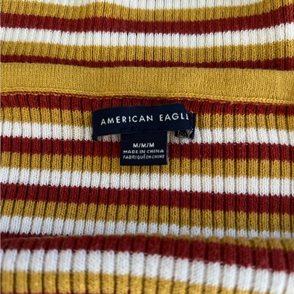 Cropped Ribbed Striped Top - Picture 5 of 5